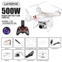 Load image into Gallery viewer, New Hot LF608 Wifi FPV RC Drone Quadcopter with 0.3MP/2.0MP/5.0MP  Camera Freeshipping
