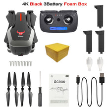 Load image into Gallery viewer, SG906 Mini drone GPS 5G WIFI FPV RC Drone 4K Brushless Selfie Drones with Camera HD Quadcopter Foldable Dron VS F11 CG033 H117S
