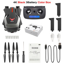 Load image into Gallery viewer, SG906 Mini drone GPS 5G WIFI FPV RC Drone 4K Brushless Selfie Drones with Camera HD Quadcopter Foldable Dron VS F11 CG033 H117S