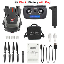Load image into Gallery viewer, SG906 Mini drone GPS 5G WIFI FPV RC Drone 4K Brushless Selfie Drones with Camera HD Quadcopter Foldable Dron VS F11 CG033 H117S