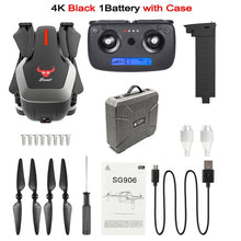 Load image into Gallery viewer, SG906 Mini drone GPS 5G WIFI FPV RC Drone 4K Brushless Selfie Drones with Camera HD Quadcopter Foldable Dron VS F11 CG033 H117S
