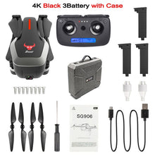 Load image into Gallery viewer, SG906 Mini drone GPS 5G WIFI FPV RC Drone 4K Brushless Selfie Drones with Camera HD Quadcopter Foldable Dron VS F11 CG033 H117S